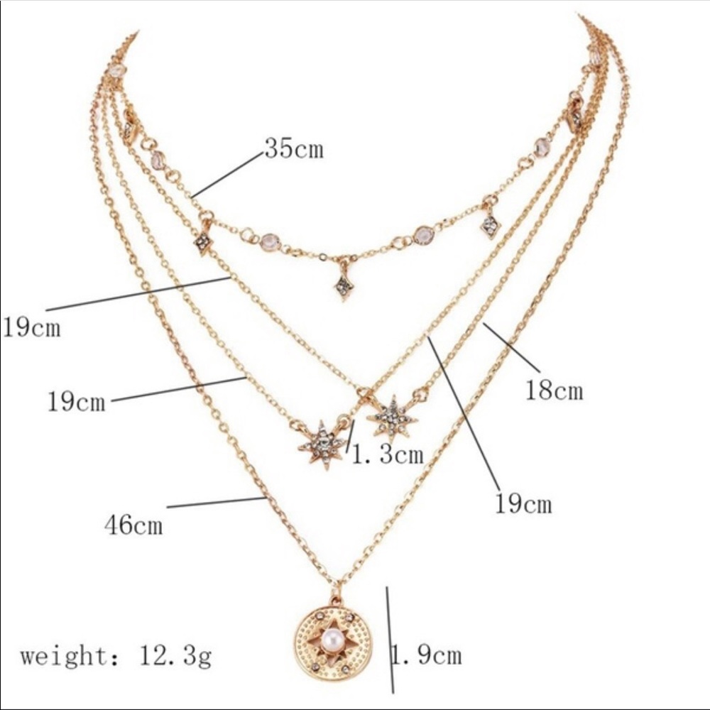 Gorgeous Layered Necklace - Picture 2 of 2